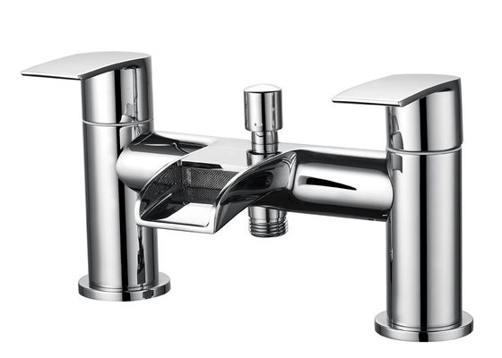 3/4 Ceramic Cartridge Brass Two-Handle Bath Shower Mixer Taps T8111