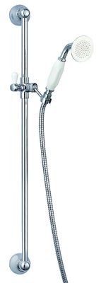 Wall Mounted Shower Slide Rail Kit Brass Adjustable Bath Shower Riser Kit