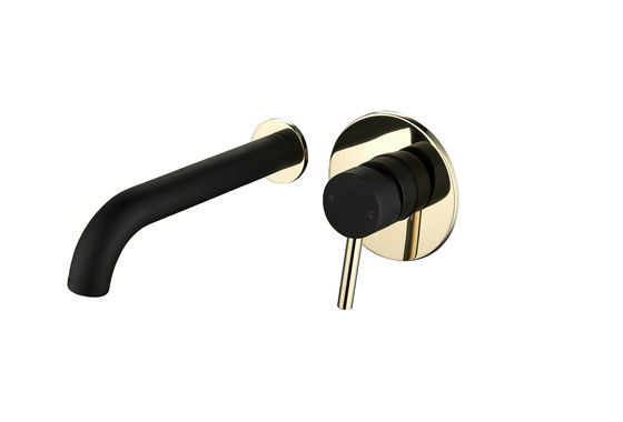 Wall Mounted Concealed Basin Mixer Faucet / Brass Concealed Shower Faucet