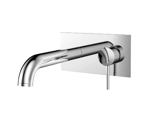 Concealed Shower Mixer Faucet , Chrome Concealed Basin Taps Brass With Single Handle