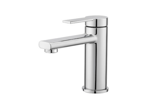 Single Handle Polished Basin Mixer Taps For Basin & Bathroom T9762W