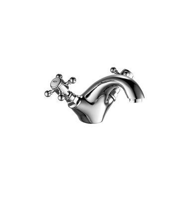 Contemporary Basin Mixer Taps in Polished Finish For Bathroom T8032W