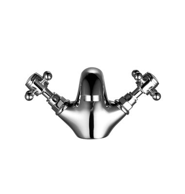 Contemporary Basin Mixer Taps in Polished Finish For Bathroom T8032W