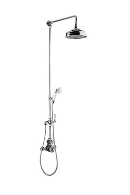 Classical Style Bathroom Hot Water Tap / Polished Brass Thermostatic Bath Faucet
