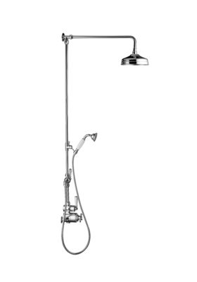 Classical Style Bathroom Hot Water Tap / Polished Brass Thermostatic Bath Faucet