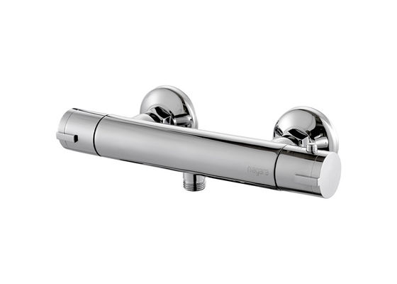 0.5-3.0 Bar Thermostatic Mixer Taps Chrome Finish Brass Material