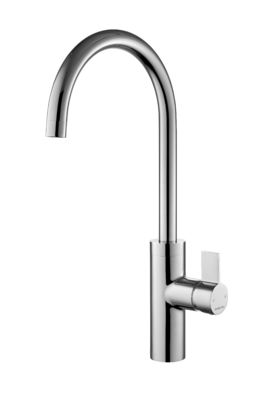 Single Handle Polished Kitchen Mixer Taps With Chrome Finish T81063