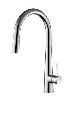 Single Handle Brass Kitchen Mixer Taps With Chrome Finish T81037