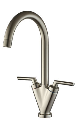 Double Handle Brass Kitchen Mixer Taps With Single Hole T81011