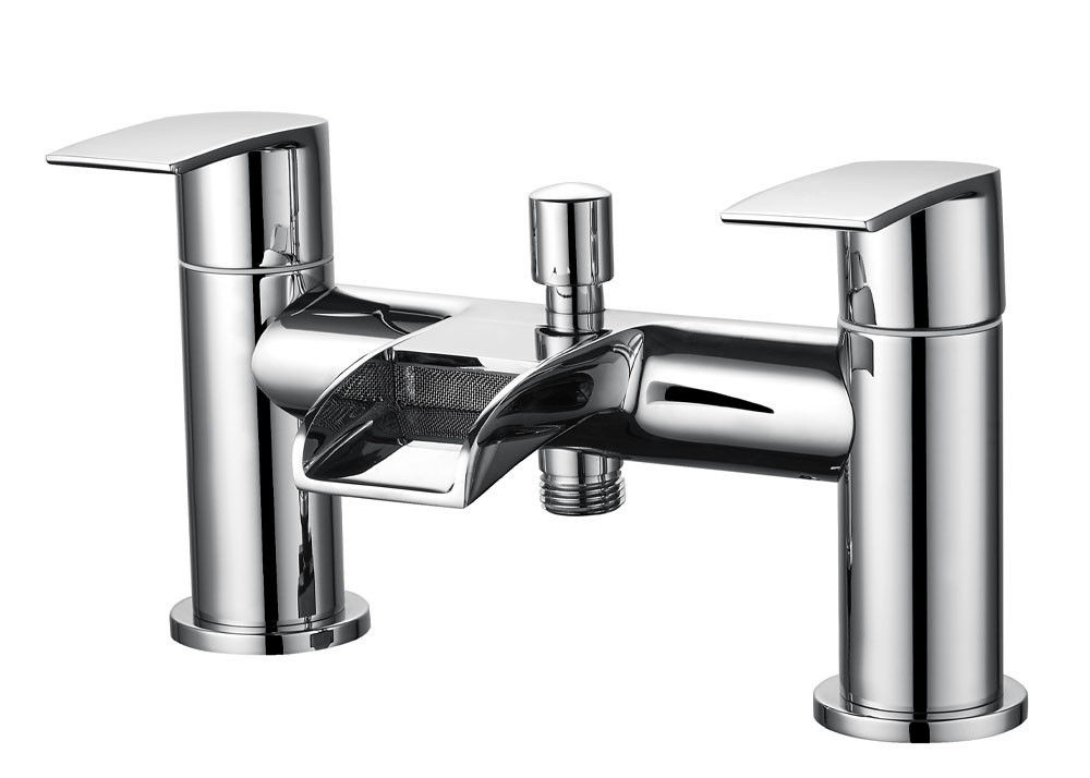 3/4 Ceramic Cartridge Brass Two-Handle Bath Shower Mixer Taps T8111