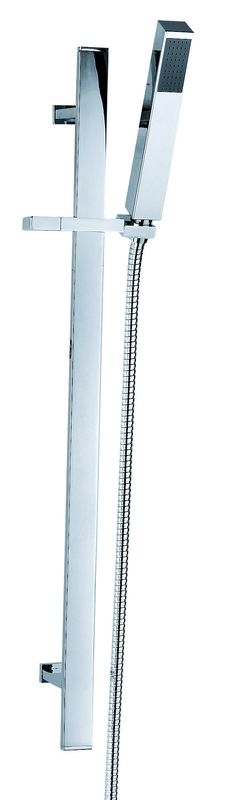 Adjustable Shower Slide Rail Kit Chrome Finish Wall Mounted SH903