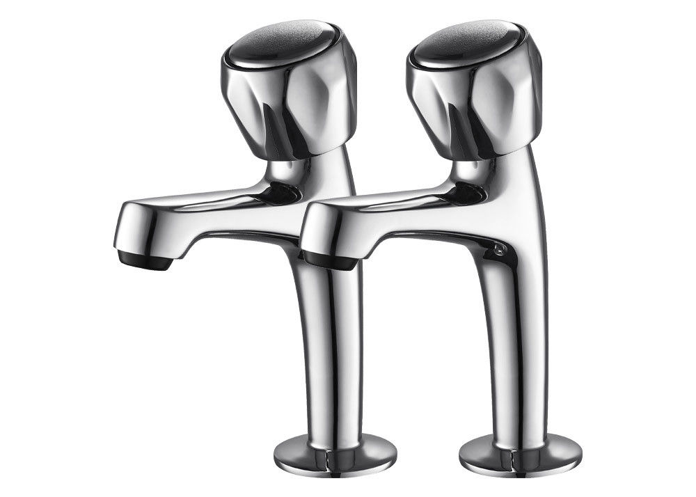 Polished Brass Bathroom Mixer Taps Chrome Bath Mixer Tap Faucet