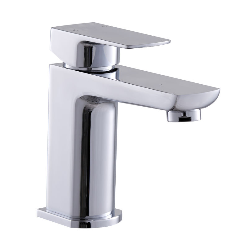 Simple Stylish Contemporary Bath Mixer Taps Brass Chrome Finish