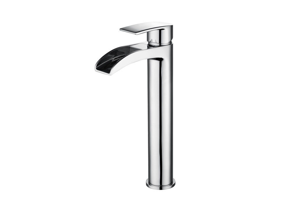 High Rise Waterfall Basin Tap Deck Mounted Kitchen Mixer Tap T8112L