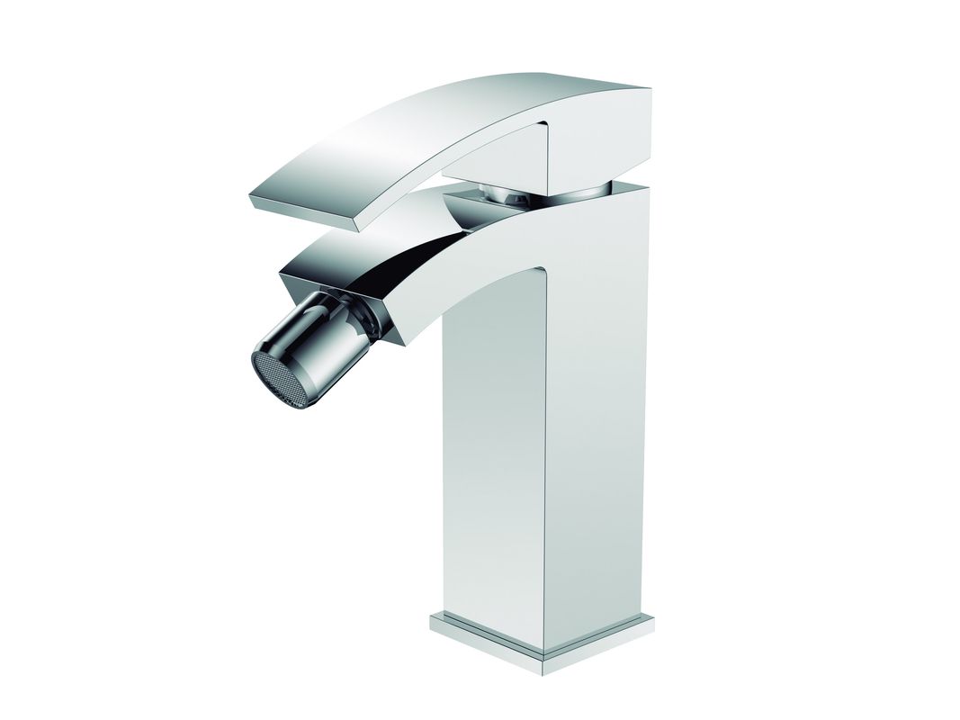 Bathroom Single Lever Bidet Mixer  , Durable Chrome Basin Taps